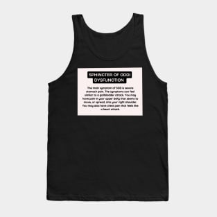 Sphincter Of Oddi Dysfunction SOD Tank Top